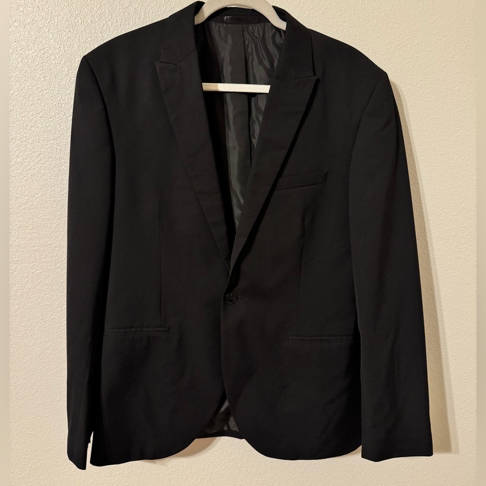 H&M Slim Fit Black Men's Blazer 40R